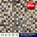 300x300mm Home Depot Luxury Wall Art Building Materials Marble and Glass Mosaic Tile